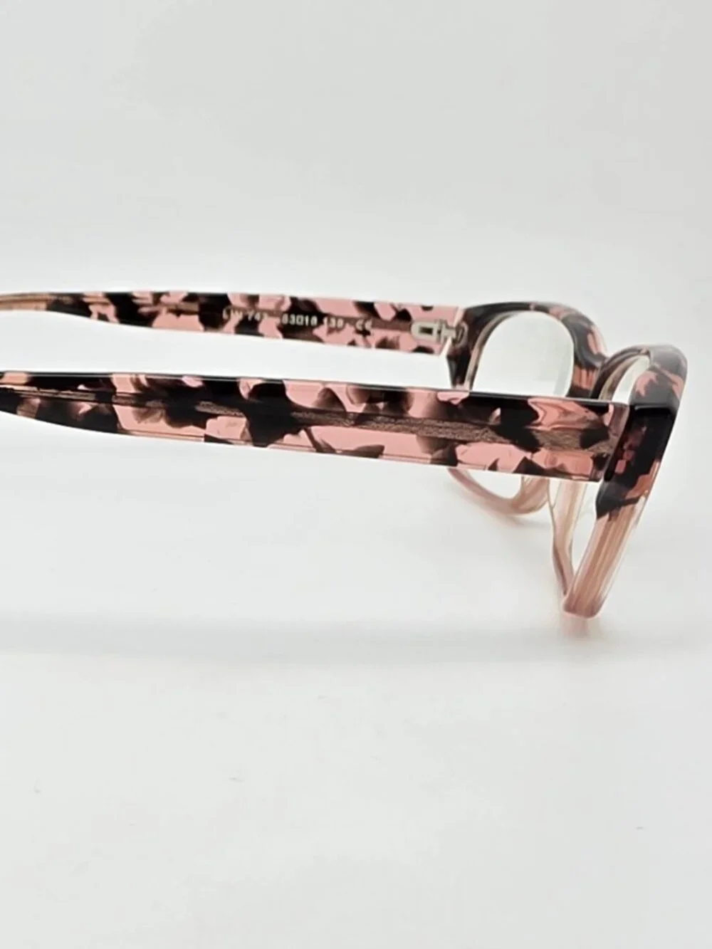 Jean Lafont Paris Lin 743 Pink Tortoise Eyeglasses Frame w Case France 53-16-138